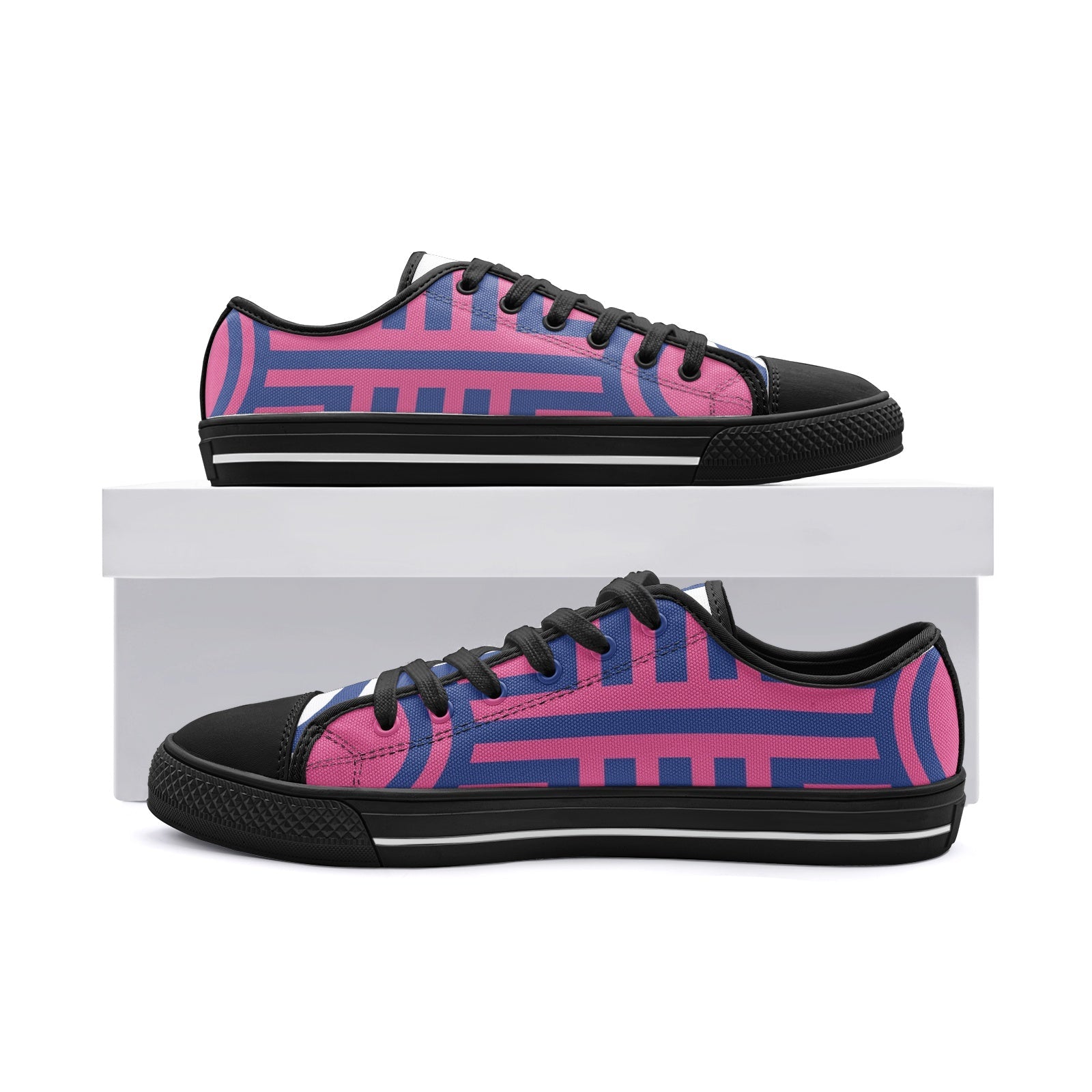 akaza demon slayer classic low top canvas shoes 6 - Demon Slayer Shoes Store