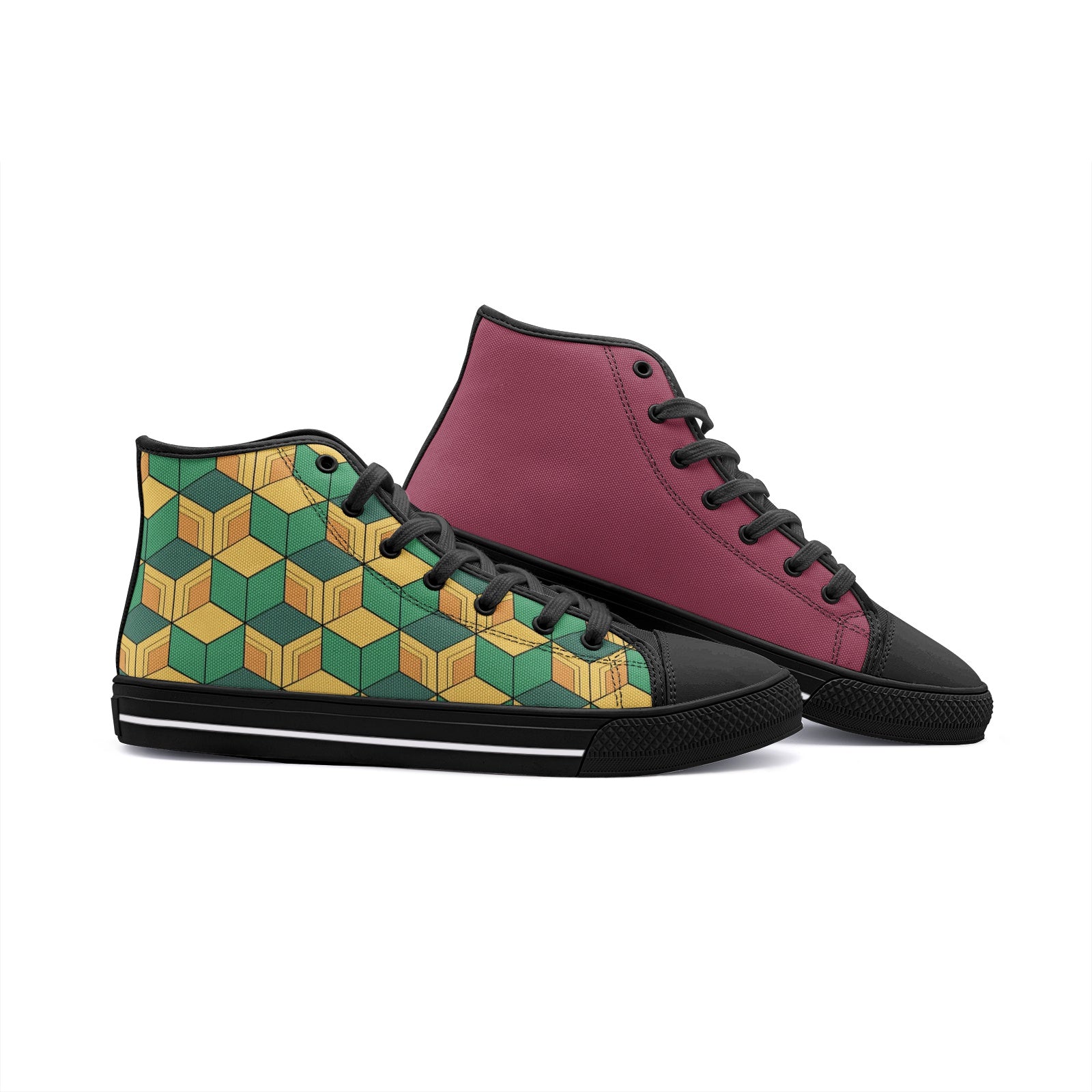 giyu tomioka demon slayer classic high top canvas shoes 6 - Demon Slayer Shoes Store