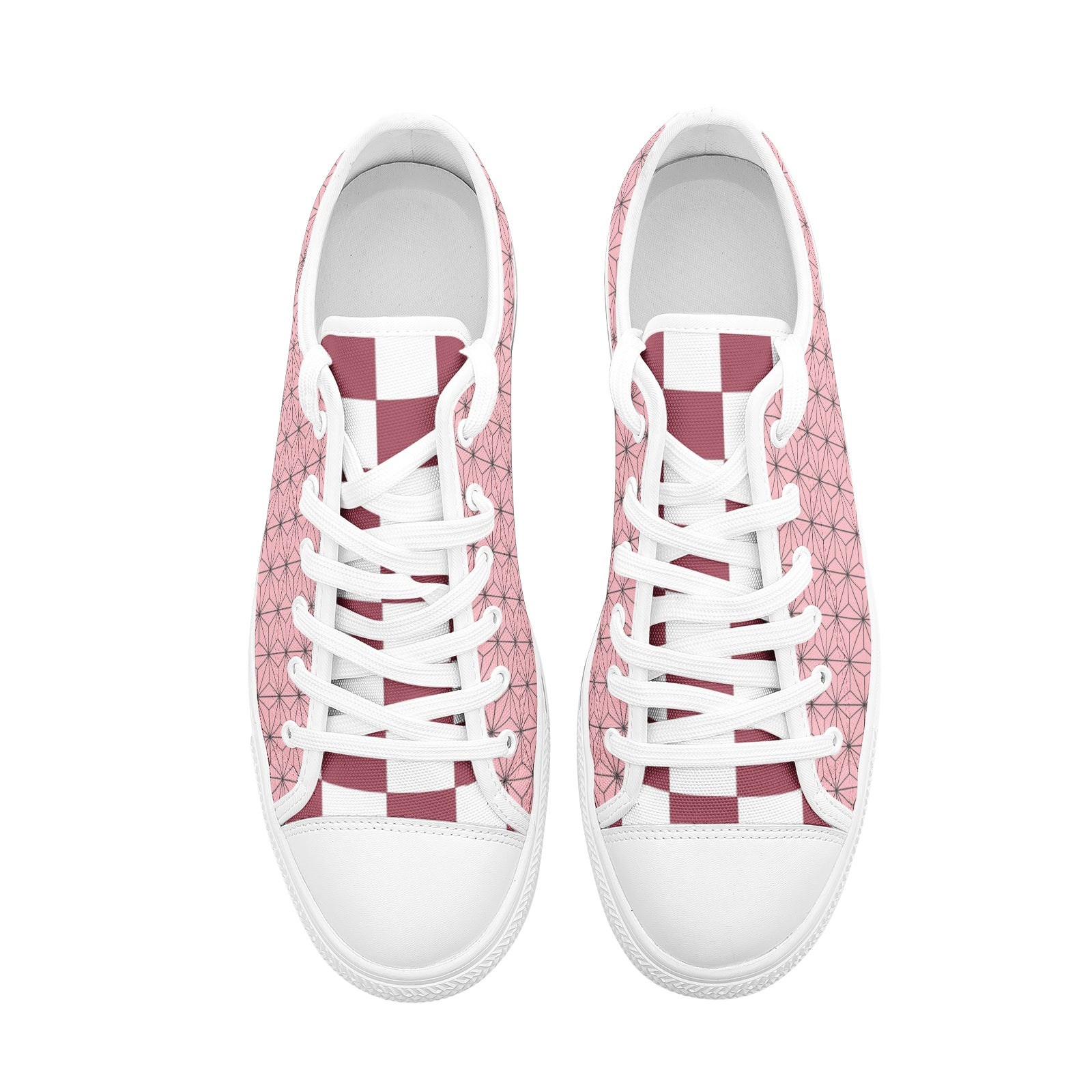 nezuko kamado demon slayer classic low top canvas shoes 4 - Demon Slayer Shoes Store